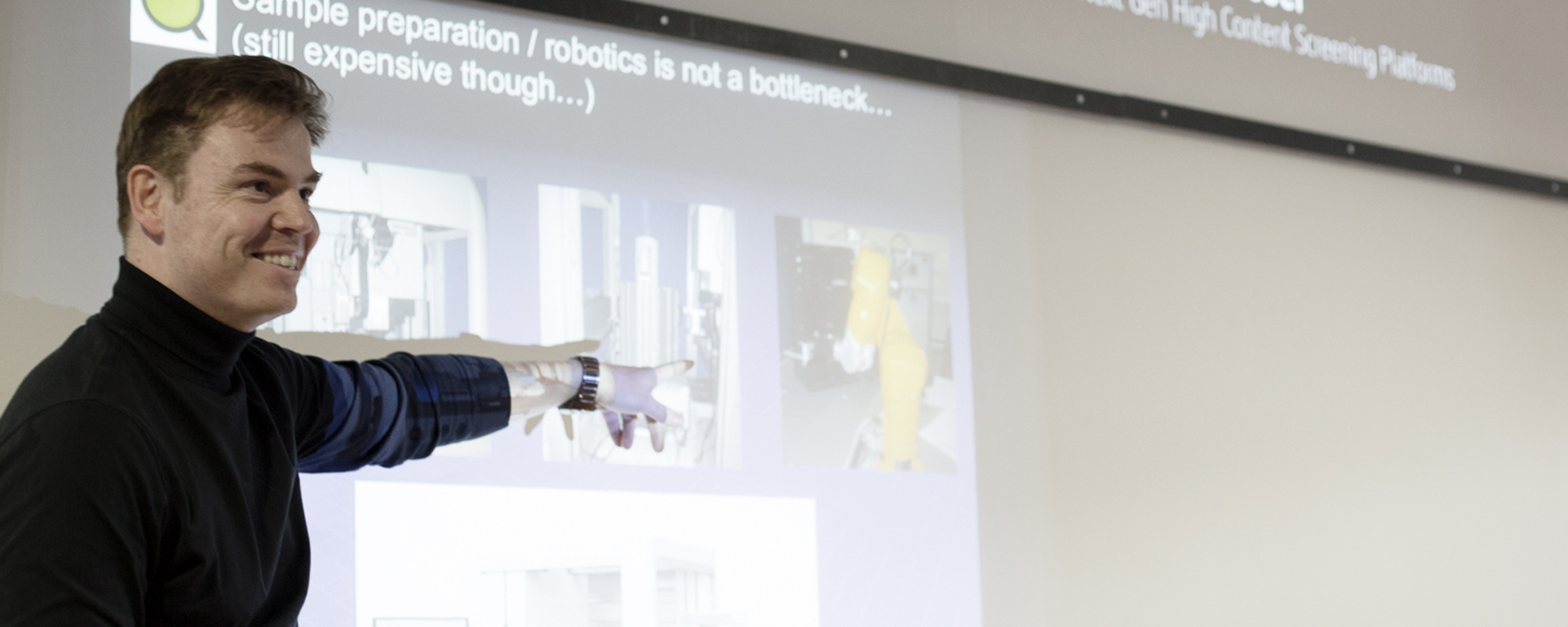 Dr. Urban Liebel spricht über Tools zur Laborautomation