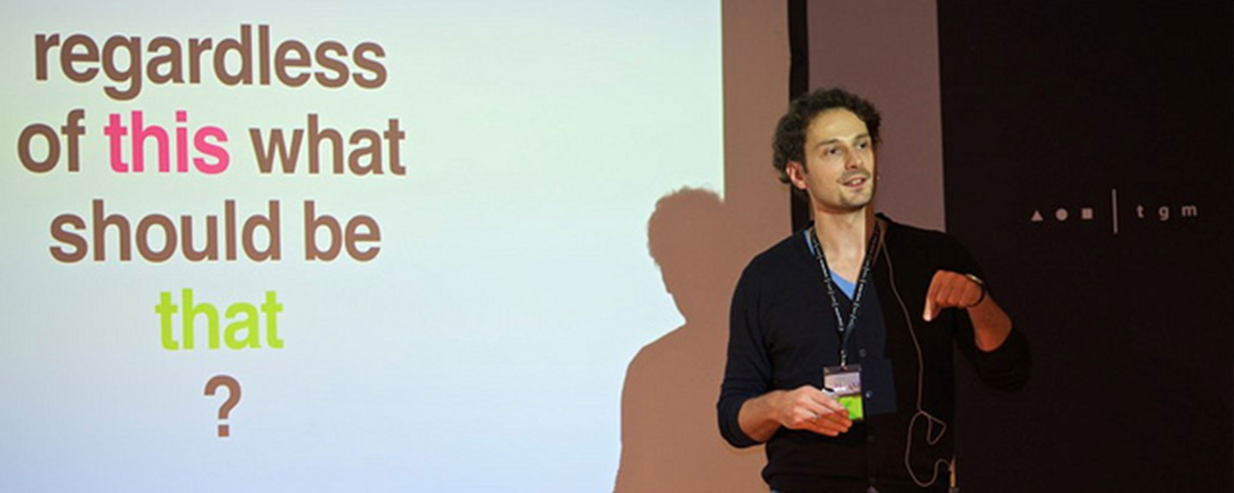 Klaus Birk spricht beim Webfontday 2012