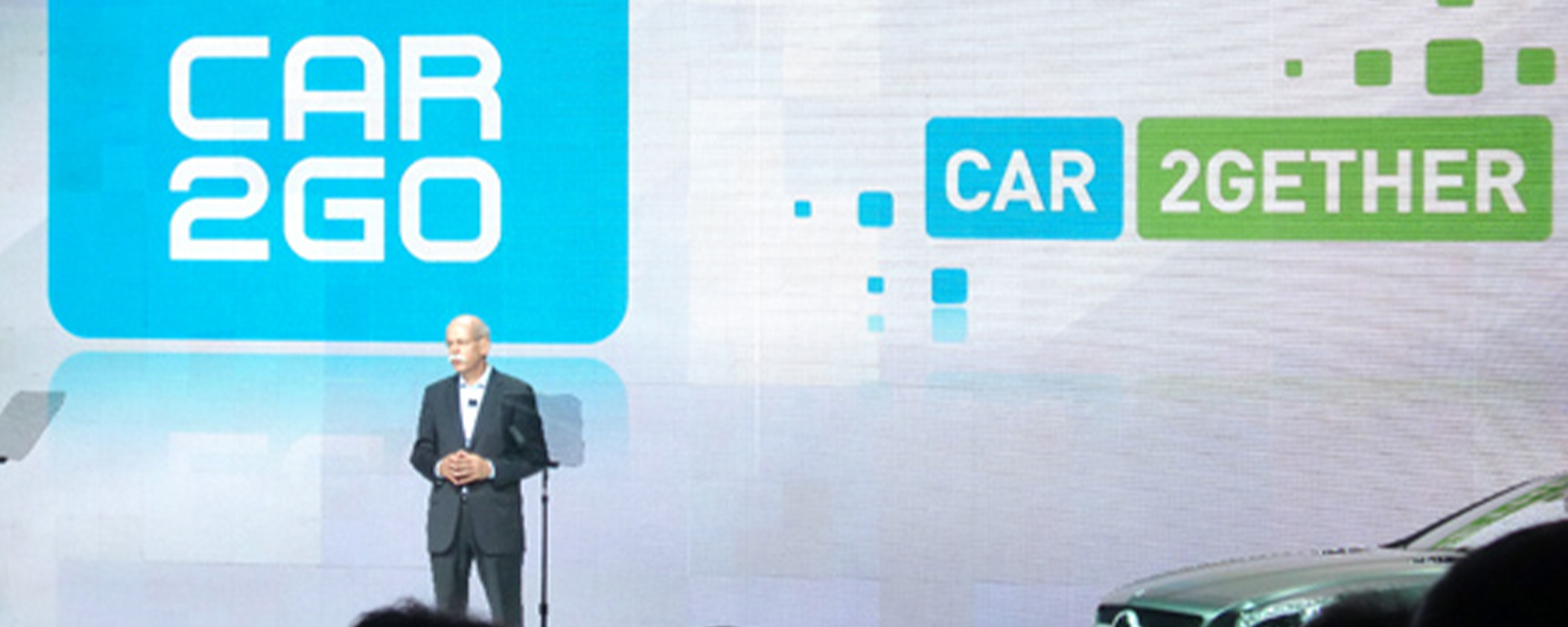 Dr. Zetsche presenting car2go