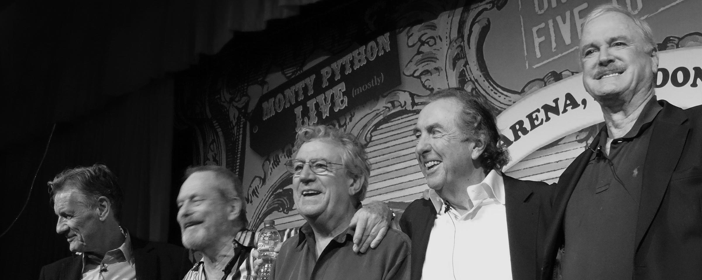 Fotografie der britischen Komikergruppe Monty Python