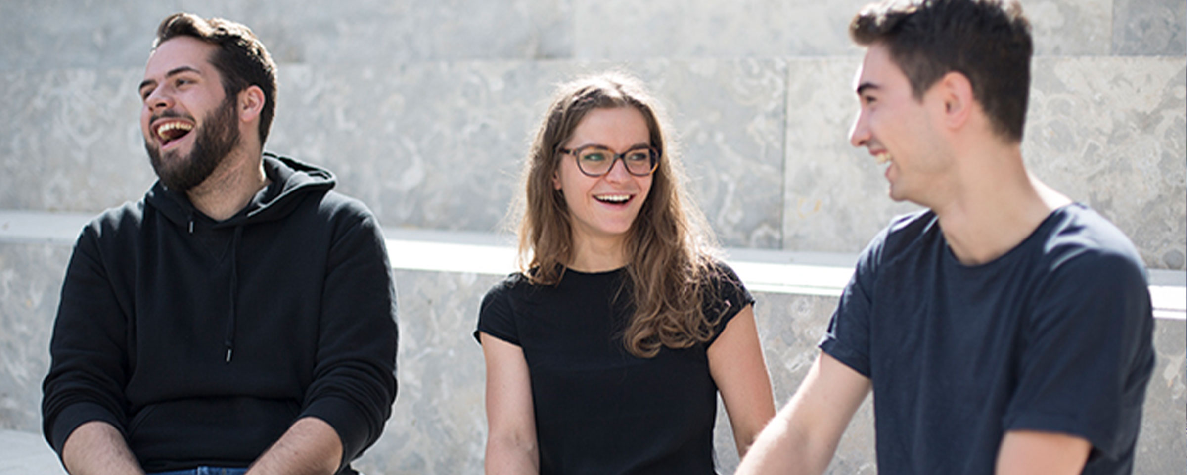 Portrait von Lukas, Max und Lisa