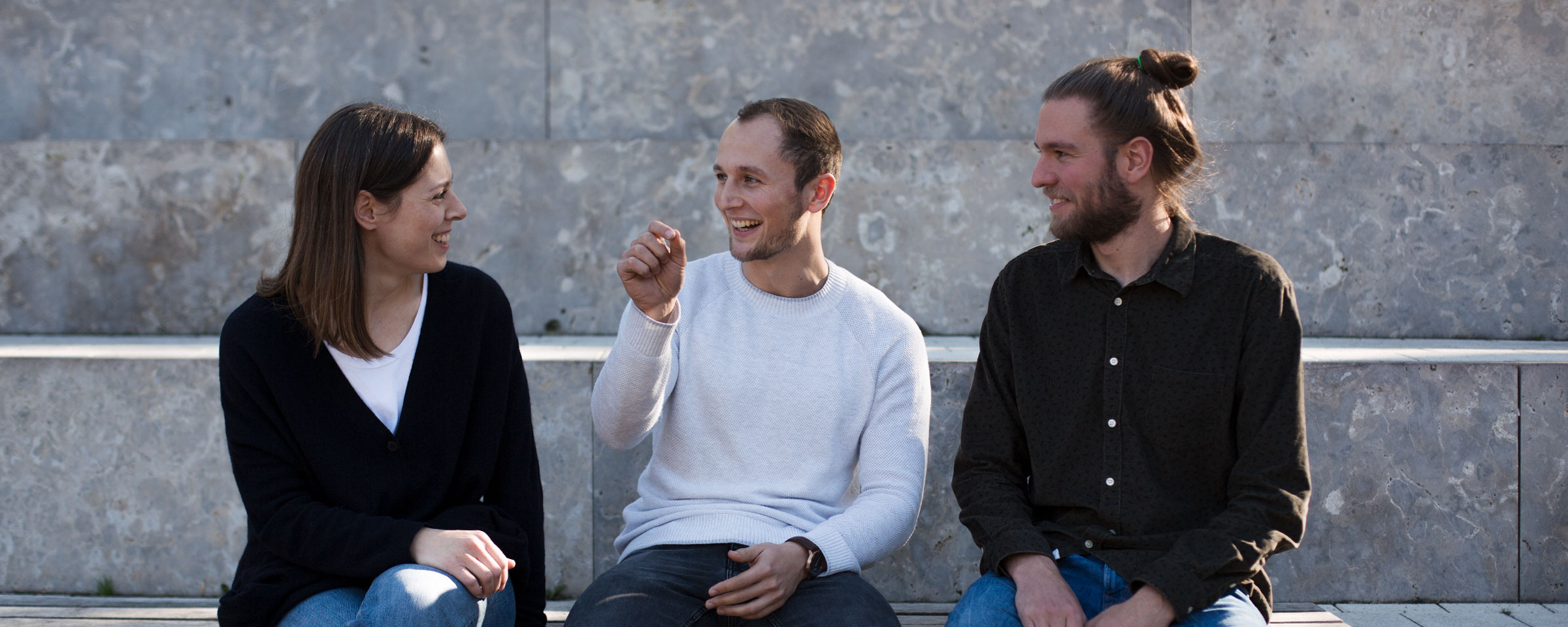 Portrait of Karin, Tobias and Thomas