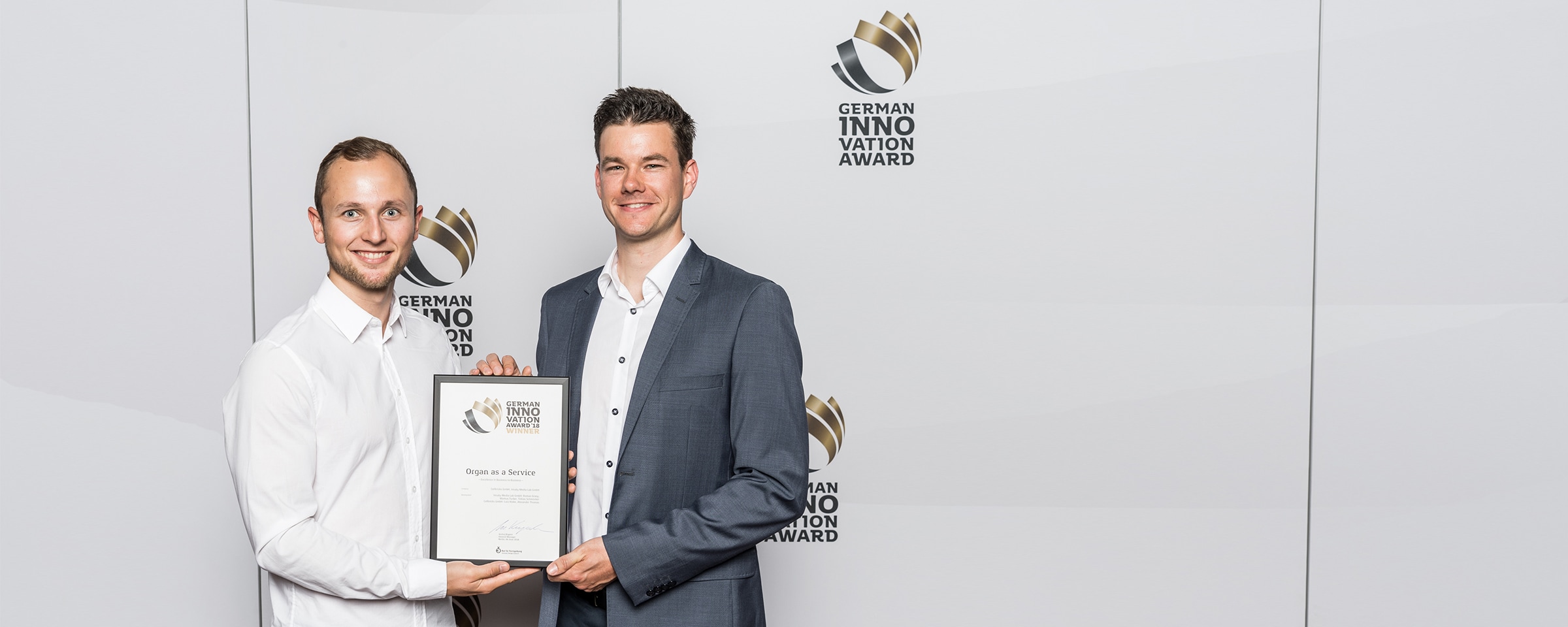Preisverleihung des Innovation Award 2018
