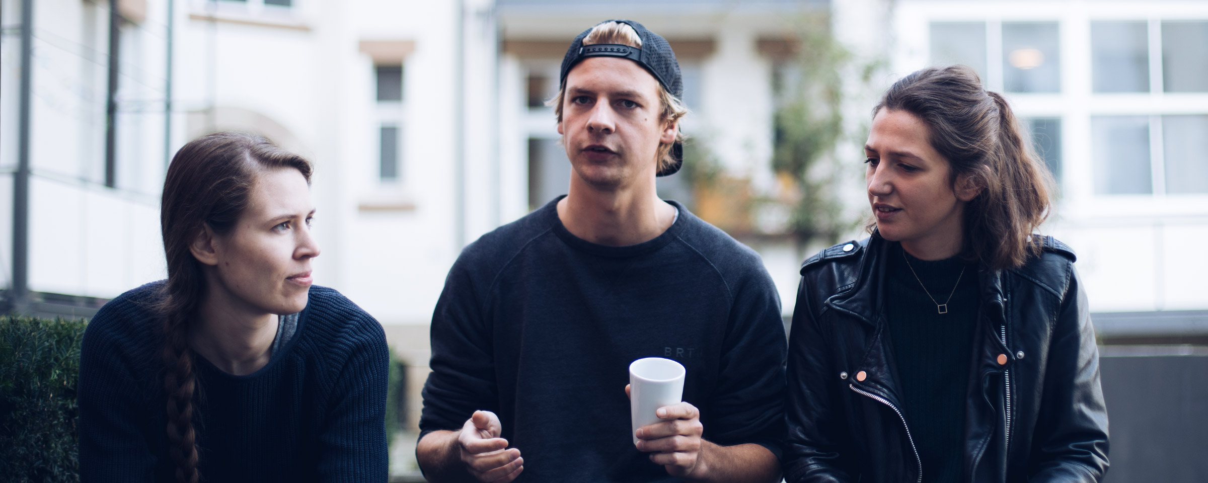 Portrait von Lydia, Esther und Janis