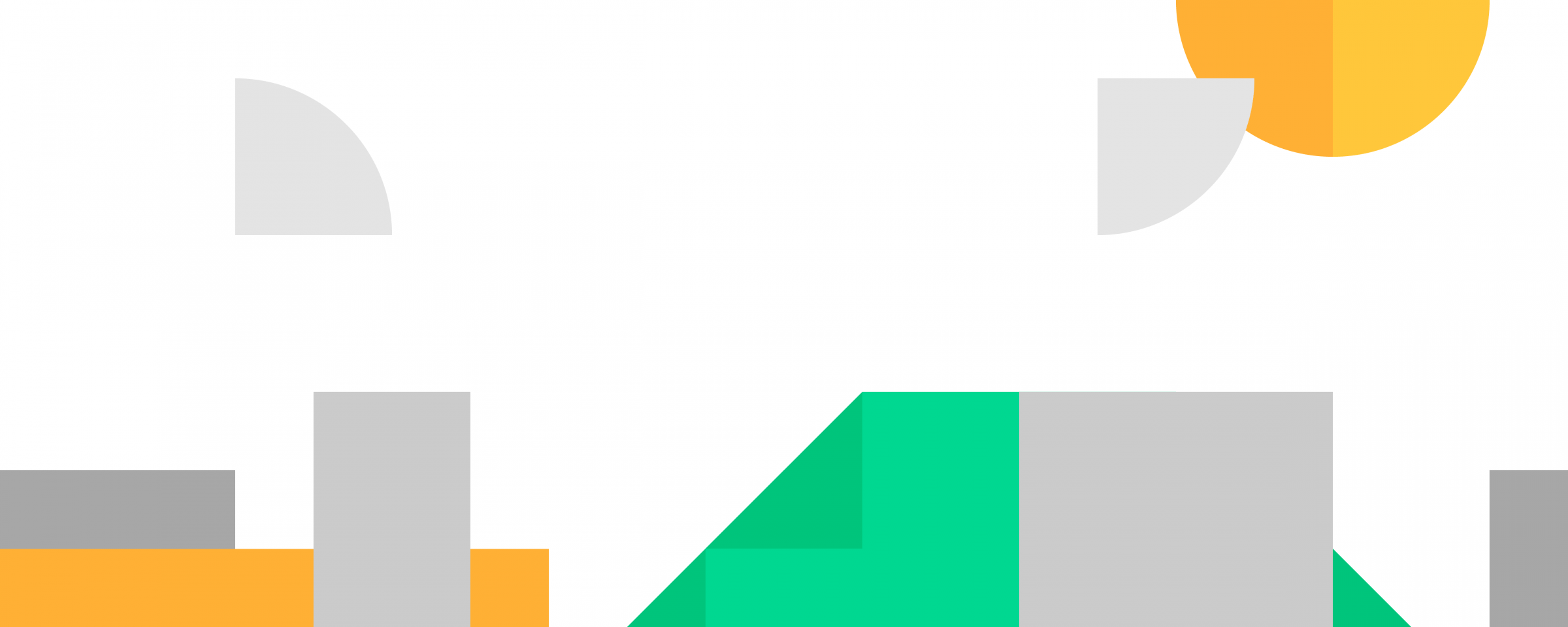 Stilisierte Grafik: Skyline einer Stadt