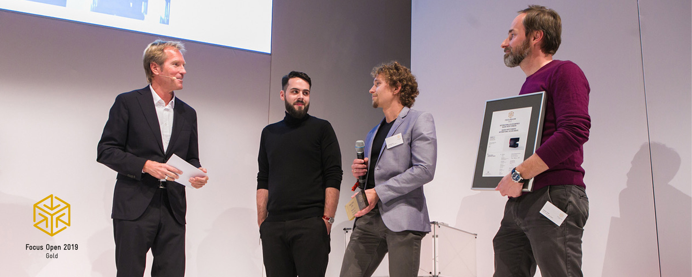 Preisverleihung des Focus Open Design Awards in Gold für das Minimic