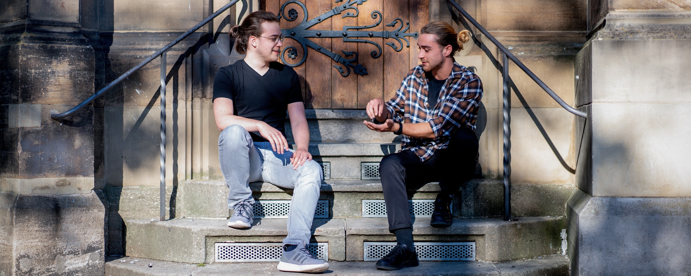 Portrait of Josh and Kai Magnus