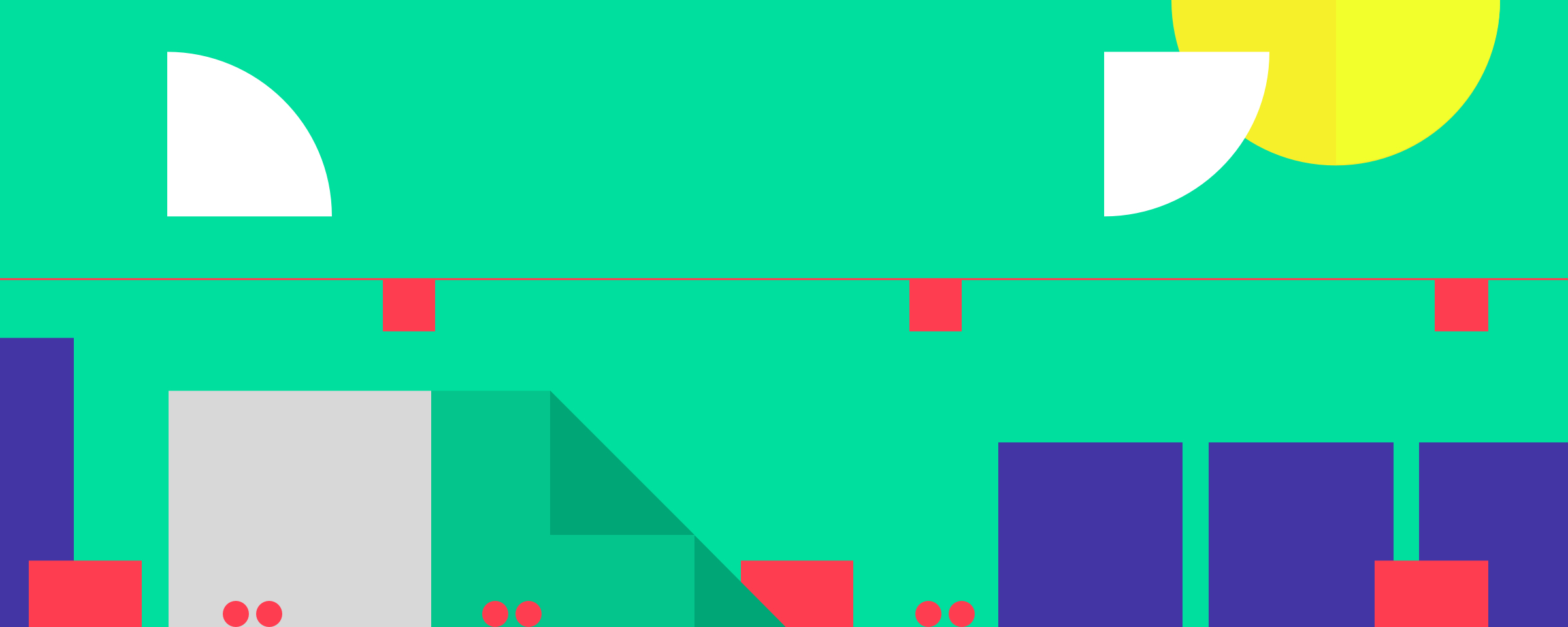 Stylized Graphic: Skyline of a city