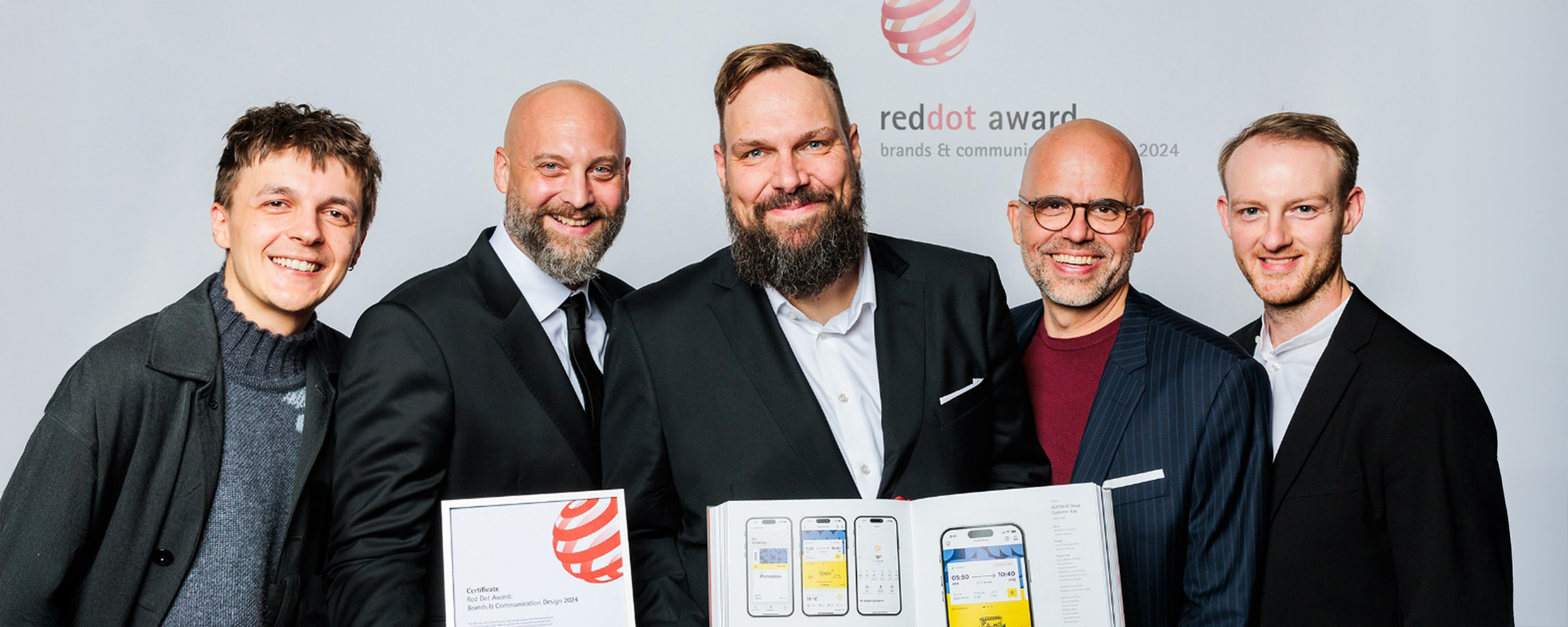 Award ceremony for the Red Dot Design Award 2024