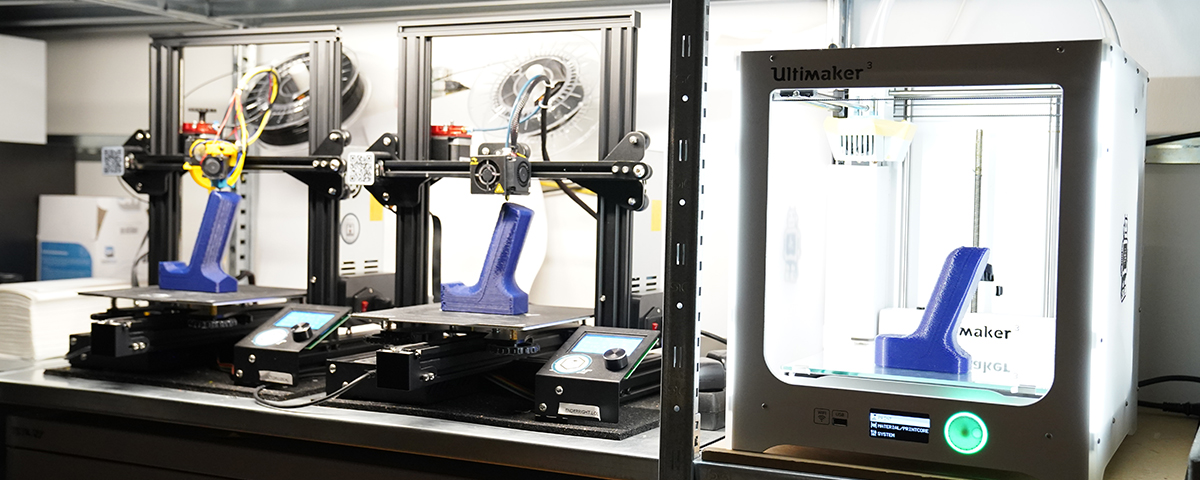 Griffstücke und Iterationen in Produktion mit dem 3D-Drucker
