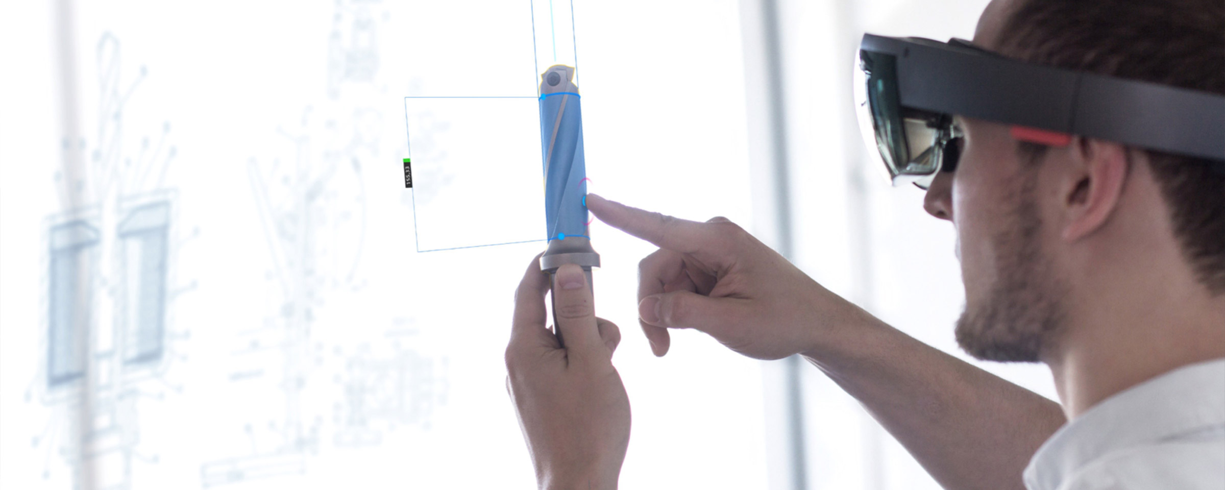 Augmented reality zur Abmessung von Werkstücken (Microsoft HoloLens)