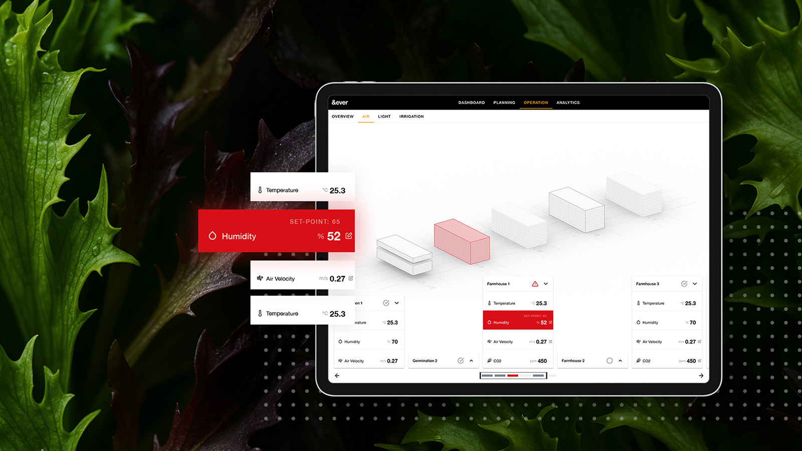 Fresh, healthy and tasty greens through vertical farming