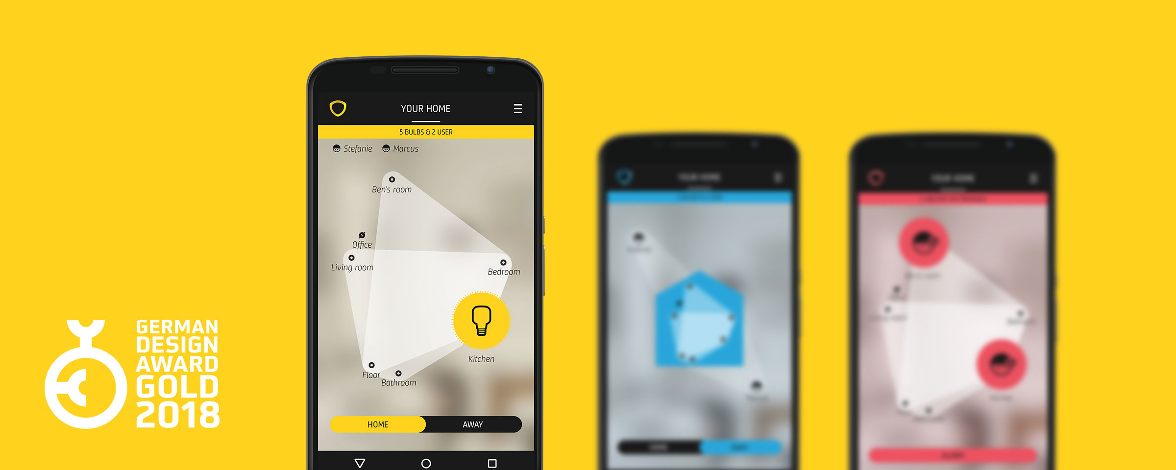 German Design Award Gold 2018 for ComfyLight