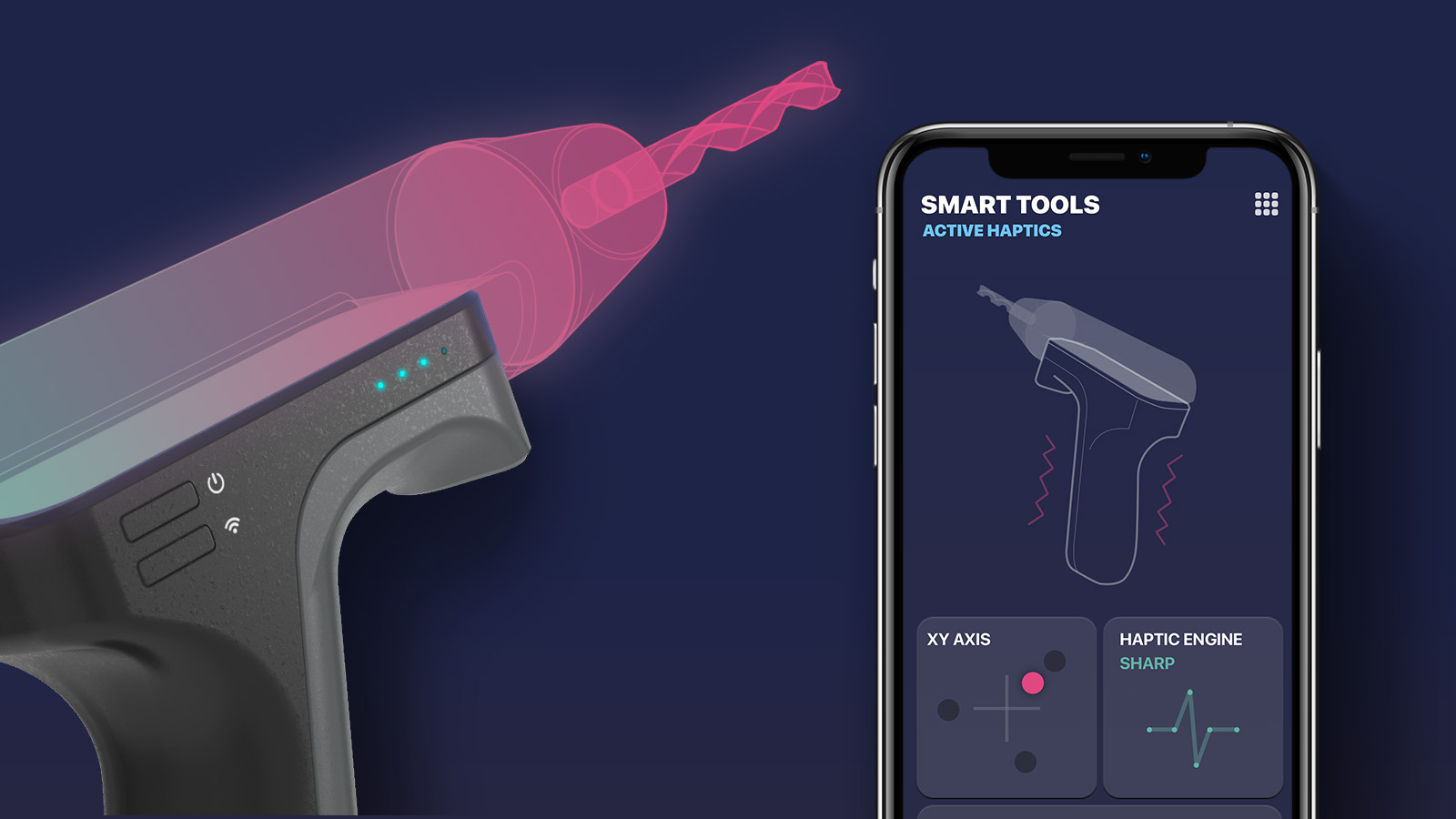 Active Haptics in Smart Tools