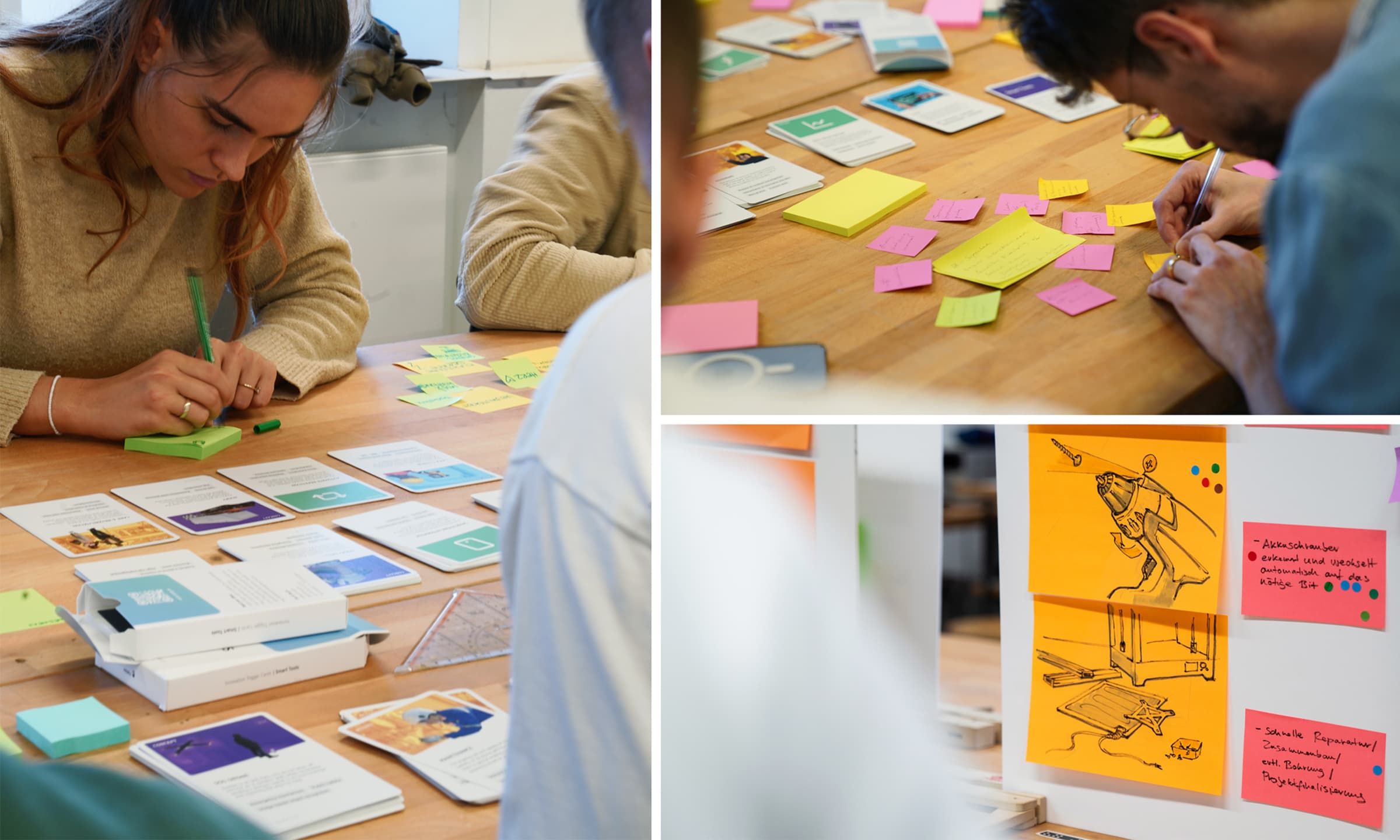 Workshop mit Innovation Framework Karten