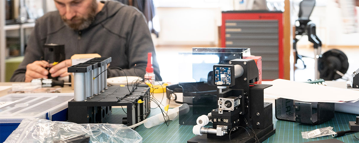 The first small series grows up the Intuity workshop.