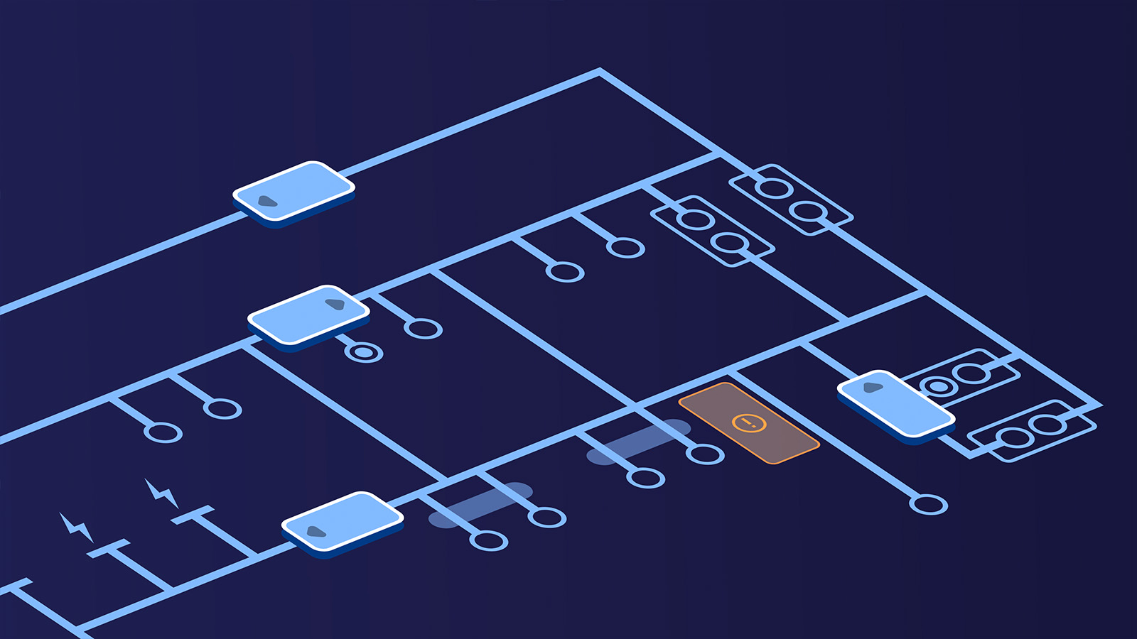 Digital Design for the material flow orchestration